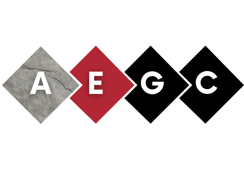 AEGC, logo de l'entreprise d'Analyse Essai Génie Civil.